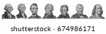 the presidents on dollar of us... | Shutterstock . vector #674986171