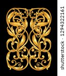 gold ornament element | Shutterstock .eps vector #1294322161