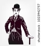 Charlie Chaplin Vector Sketch...