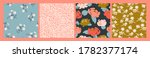 floral seamless patterns.... | Shutterstock .eps vector #1782377174