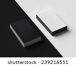 Black and white business cards...