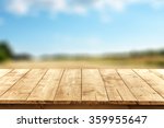 blurred background of landscape with blue sky and 