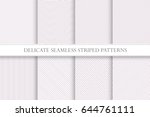 delicate seamless striped... | Shutterstock .eps vector #644761111