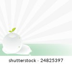 clear sphere seedling... | Shutterstock . vector #24825397