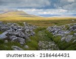 Whernside is a mountain in the Yorkshire Dales in Northern England. It is the highest of the Yorkshire Three Peaks, the other two being Ingleborough and Pen-y-ghent
