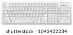Vector White Pc Keyboard ...