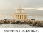 Small photo of Lighthouse of Saint Theodore in Lassi, Argostoli, Kefalonia island in Greece. Saint Theodore lighthouse in Kefalonia island, Argostoli town, Greece.