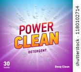 detergent advertising concept... | Shutterstock . vector #1180102714