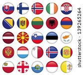 european buttons round flags | Shutterstock .eps vector #139265264
