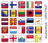 europe buttons square flags | Shutterstock .eps vector #139277627