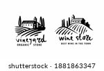 Vineyards With House Emblem For ...