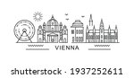 vienna style city outline... | Shutterstock .eps vector #1937252611