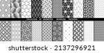 geometric set of seamless black ... | Shutterstock .eps vector #2137296921