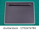 a graphic tablet with a... | Shutterstock . vector #1752676784