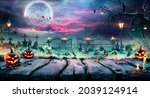 Halloween Landscape   Table And ...