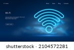 wi fi symbol  wireless... | Shutterstock .eps vector #2104572281