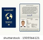 Passport. Vector Illustration....
