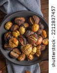 Roasted Chestnuts In Cast Iron...