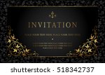 invitation card design | Shutterstock .eps vector #518342737
