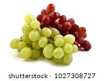 Red and white grapes stock...