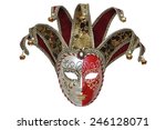 Venetian Carnival Mask With...