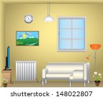living room | Shutterstock .eps vector #148022807