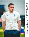 Small photo of Istanbul, Turkey - August 14, 2019: Coach Frank Lampard before the UEFA Super Cup Finals match between Liverpool and Chelsea at Vodafone Park in Vodafone Arena, Turkey