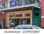 Small photo of NEW ORLEANS, LA, USA - SEPTEMBER 24, 2023: Front of Dead on Decatur, a Grateful Dead gifts store, in the French Quarter