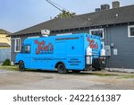 Small photo of NEW ORLEANS, LA, USA - FEBRUARY 1, 2024: Joel's Lobster Rolls food truck parked in Uptown neighborhood