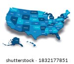 map of united states of america ... | Shutterstock .eps vector #1832177851