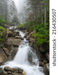 Small photo of Creek near Rosenlaui Glacier Gorge, Bernese Alps, Switzerland, Europe