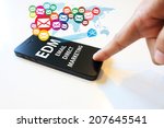 email direct marketing concept | Shutterstock . vector #207645541