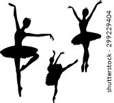 Free Vector Ballet Silhouette