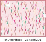 stylish grungy texture with... | Shutterstock .eps vector #287855201