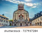 Famous St. Matthias' Abbey or Benediktinerabtei St. Matthias in Trier, Germany. A renowned place of pilgrimage because of the tomb of Saint Matthias the Apostle.