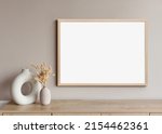 Blank Empty Picture Frame Mock...