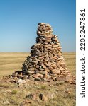 Large Stone Cairn Overlooking...
