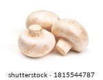 Champignon Mushrooms  Isolated...