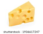 Emmental cheese triangle  swiss ...