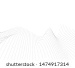 abstract curve lines.... | Shutterstock .eps vector #1474917314