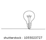 continuous line drawing.... | Shutterstock .eps vector #1055023727