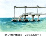 Watercolor Drawingpier For...