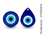 vector illustration of evil eye ... | Shutterstock .eps vector #175333424