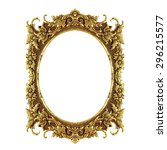old decorative frame   handmade ... | Shutterstock . vector #296215577