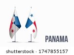 panama flag state symbol... | Shutterstock .eps vector #1747855157
