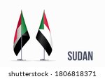 sudan flag state symbol... | Shutterstock . vector #1806818371