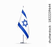 israel flag state symbol... | Shutterstock . vector #1822239644