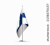 finland flag state symbol... | Shutterstock . vector #2158370157