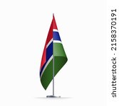 gambia flag state symbol... | Shutterstock . vector #2158370191