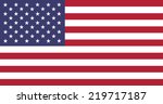 united states of america flag | Shutterstock . vector #219717187